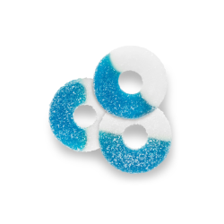 Gummy Blue Rasberry Rings